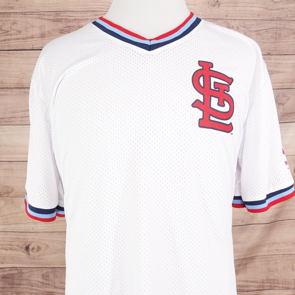 St Louis Cardinals Shirt XL‎ White MLB Baseball Maryville University Jersey SGA